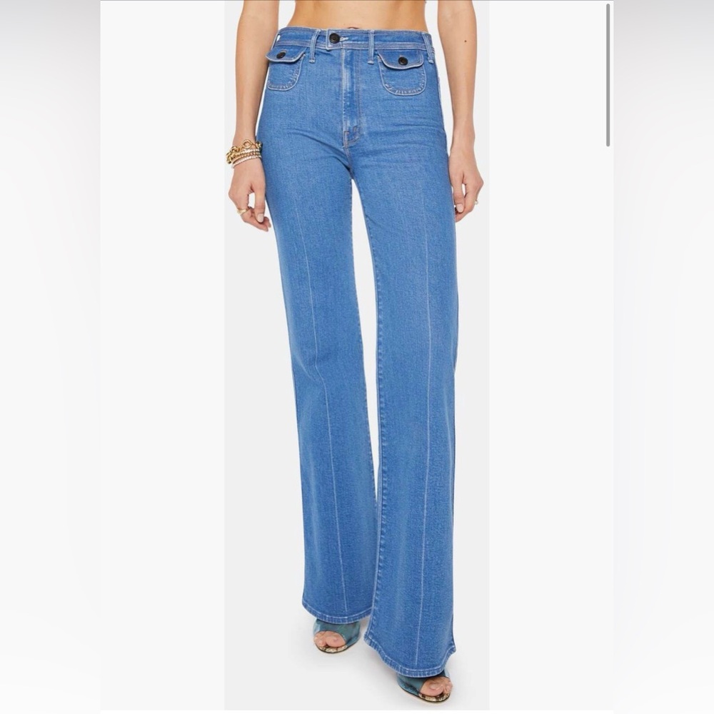 MOTHER The Pocketbook Hustler Roller Heel Jeans